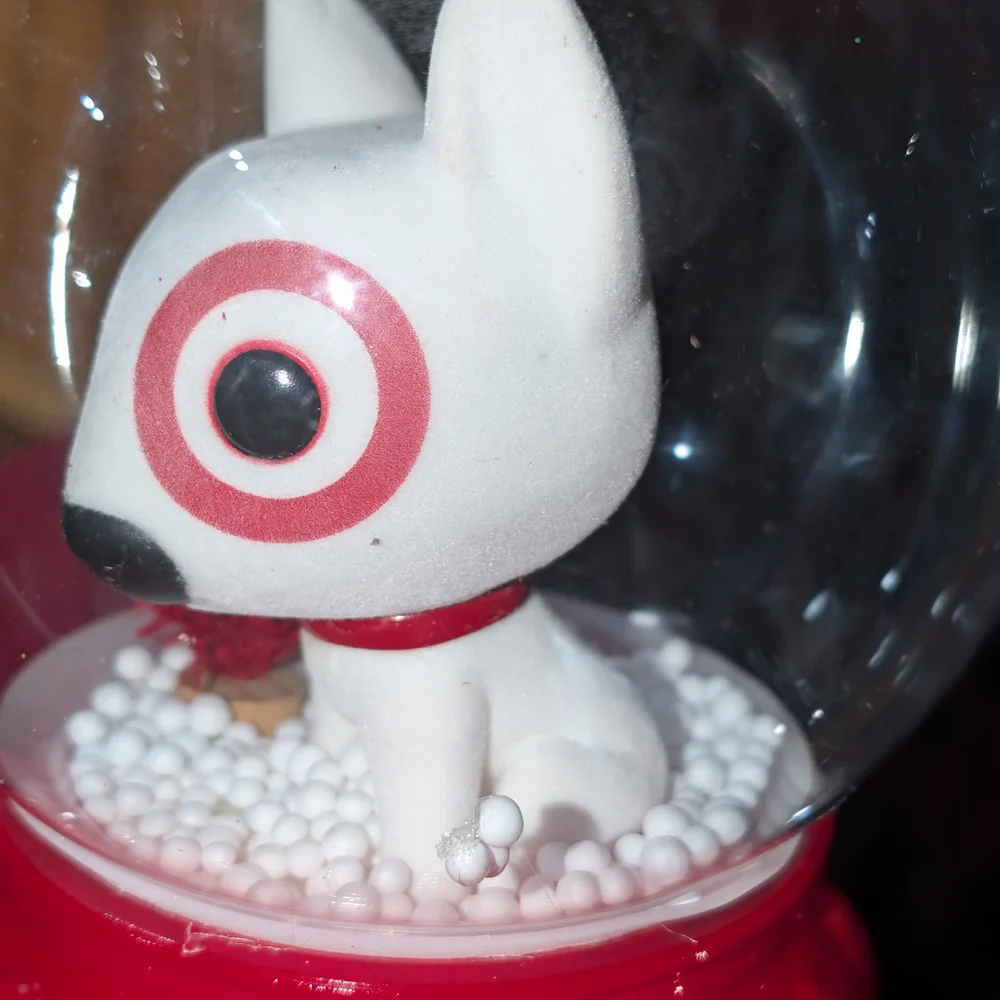 Funko Bullseye Pop! Target Exclusive Customized Snow Globe
